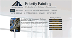 Desktop Screenshot of prioritypainting.ca